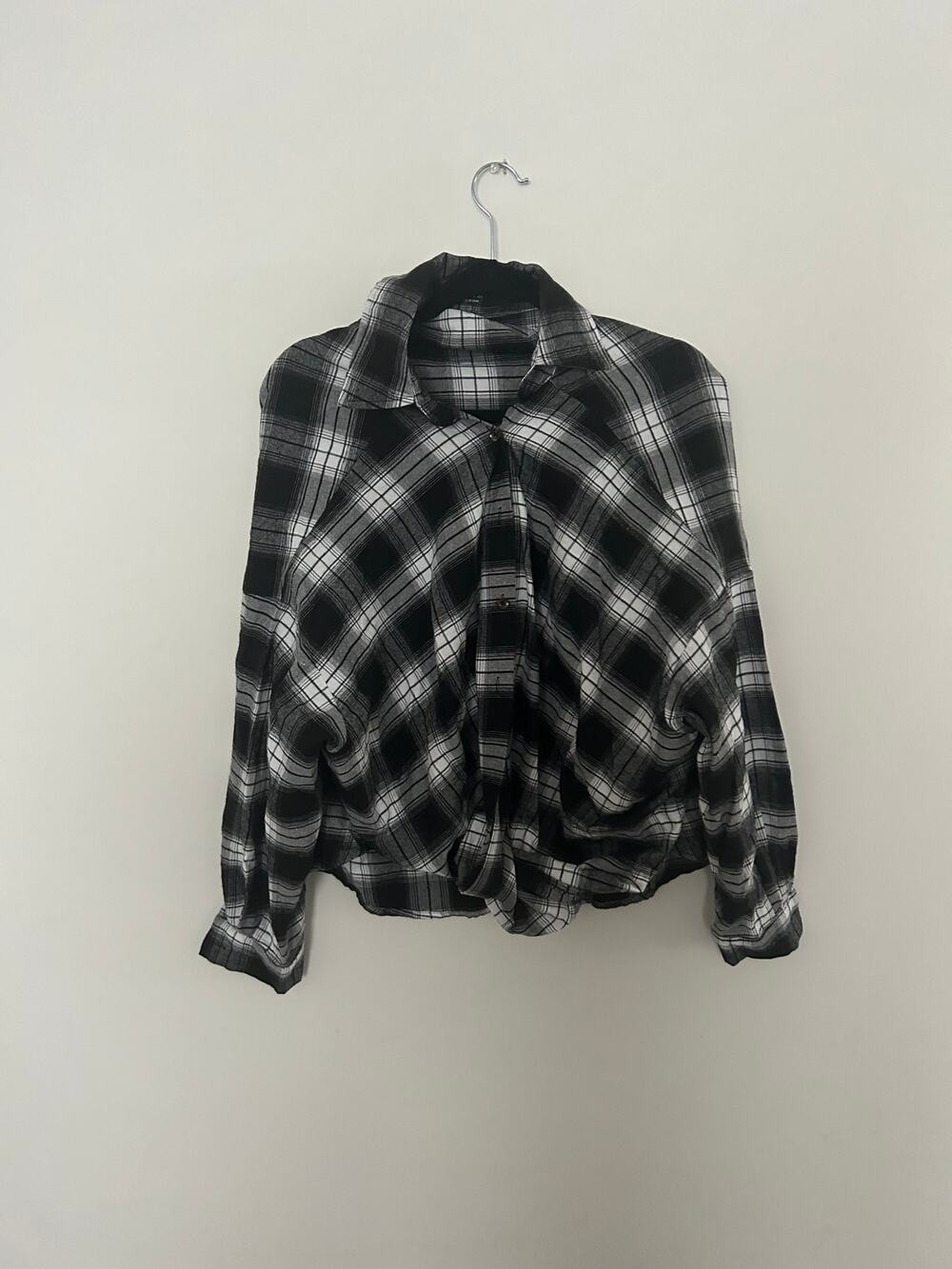Shein Button Down Twisted Front *M*